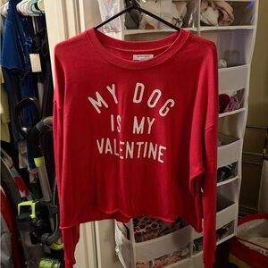 Grayson Threads Red Graphic Sweater